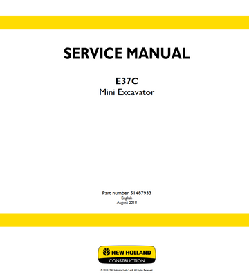 NEW HOLLAND E37C TIER 4 IV 51487933