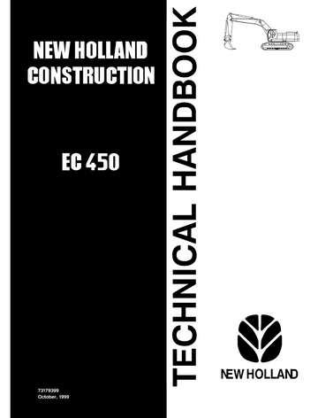NEW HOLLAND EC450 EC 450 CRAWLER EXCAVATOR