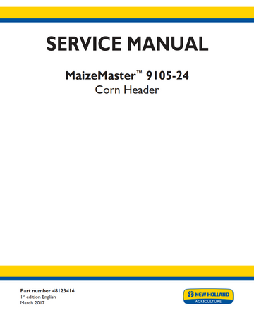 NEW HOLLAND MAIZEMASTER MAIZE MASTER 9015-24 CORN HEADER