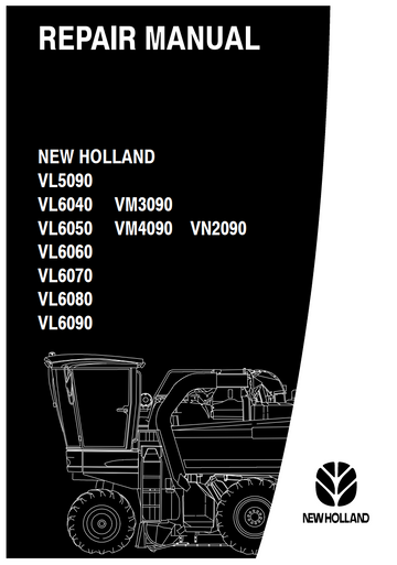 NEW HOLLAND VL 5090 6040 6050 6060 6070 6080 6090, VM3090 VM4090 VN2090 GRAPE HARVESTER