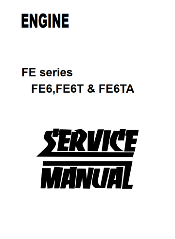NISSAN UD FE6 FE6T FE6TA FE SERIES DIESEL ENGINE