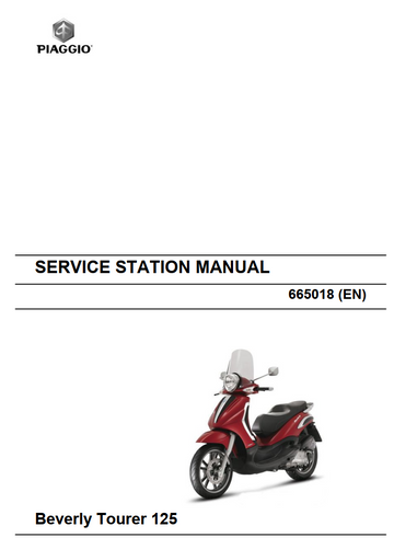 PIAGGIO BEVERLY BV TOURER 125 SCOOTER