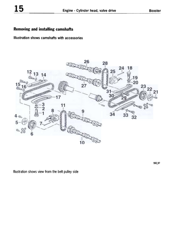 PORSCHE BOXSTER 2.5L 2.7L 3.5L 1997-2001