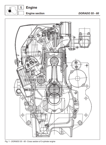 SAME DORADO F S V 55 70 75 90 100 TRACTOR