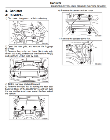 SUBARU FORESTER SH 2.0L 2.5L 2009-2013