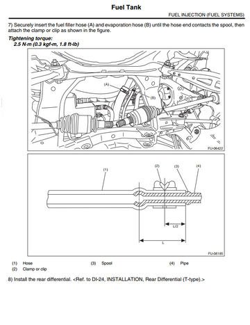 SUBARU FORESTER SJ S4 2.0L 2.5L 2013-2015