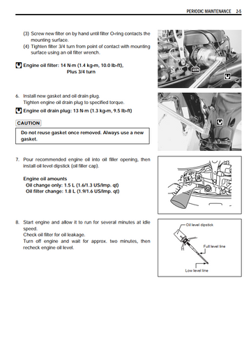 SUZUKI OUTBOARD DF25 4-STROKE 2006-2012 MARINE ENGINE