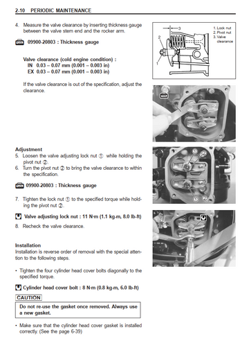 SUZUKI OUTBOARD DF4 DF5 4-STROKE MARINE ENGINE