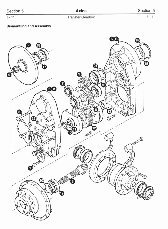 JCB PD40 PD55 PD70 PD90 SERIES AXLES
