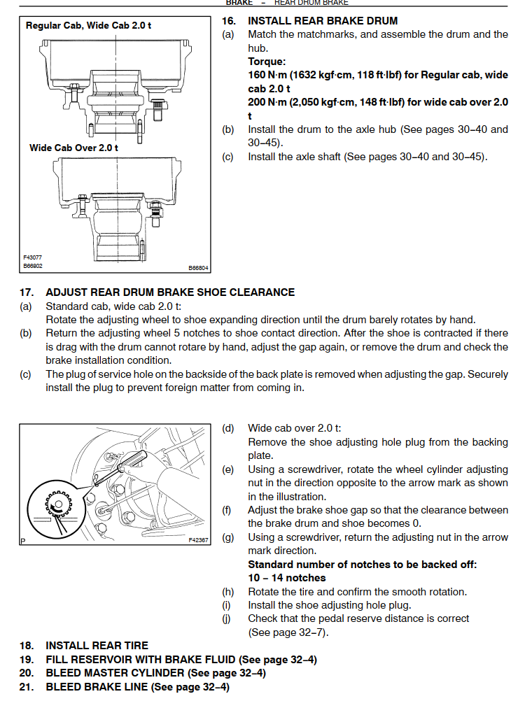 TOYOTA DYNA TRUCK U300-U400 D4-D 1999-2011 HINO DUTRO