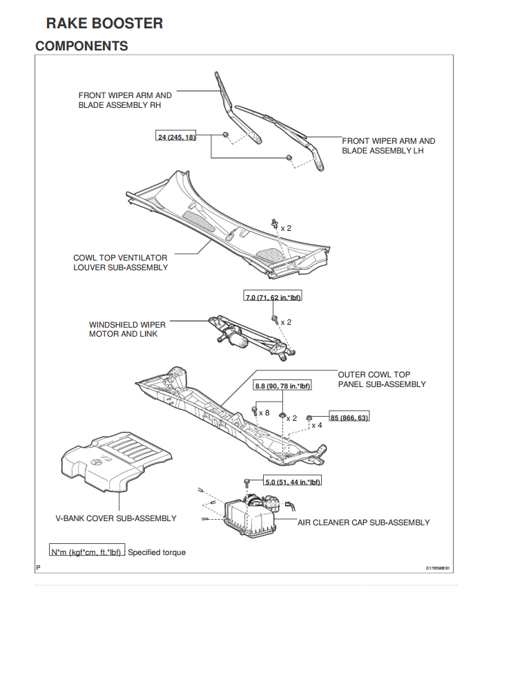 TOYOTA KLUGER 3.5L V6 2008-2014
