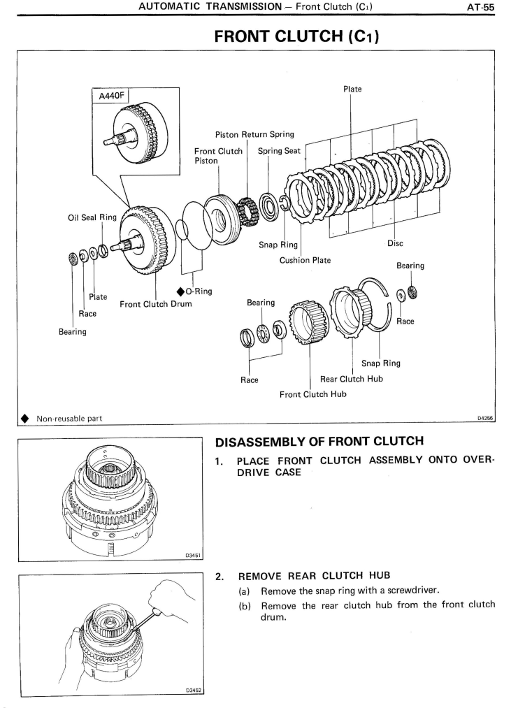TOYOTA LANDCRUISER A440F A442F A440L AUTO TRANSMISSION