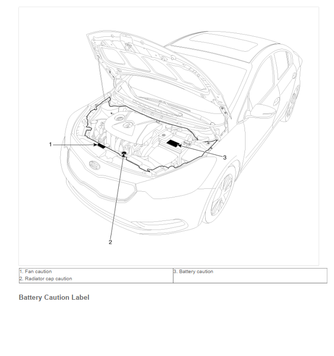 KIA CERATO FORTE 2013-2018 1.6L 1.8L 2.0L