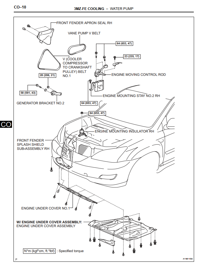 LEXUS RX330 3.3L V6 2003-2009
