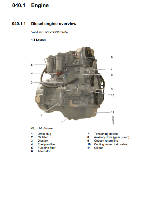 LIEBHERR L538 TYPE 1493 WHEEL LOADER