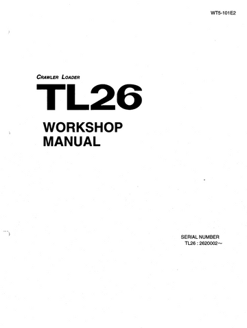 TAKEUCHI TL26 TL126 CRAWLER LOADER