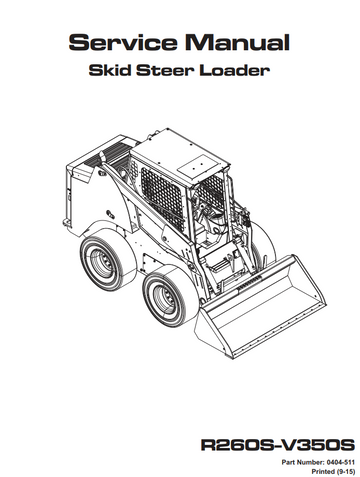 TEREX R260S V350S SKID STEER LOADER