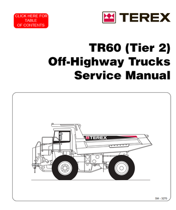 TEREX TR60 TIER 2 OFF-HIGHWAY TRUCK