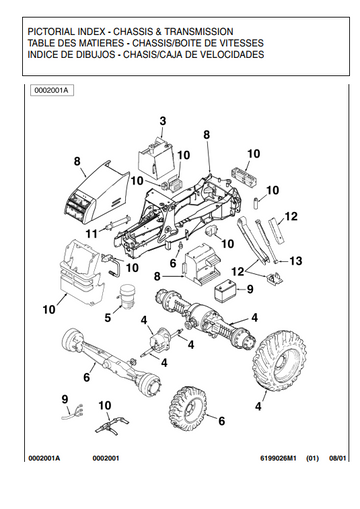 TEREX TX750 TX760 TX860 BACKHOE LOADER PARTS CATALOG
