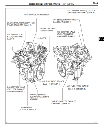 TOYOTA AVALON 3.0L 3.5L 2000-2005