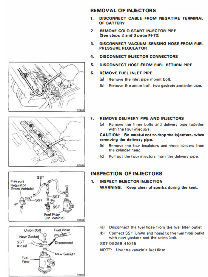 TOYOTA COROLLA AE92 AE95 1.6L 1988-1992
