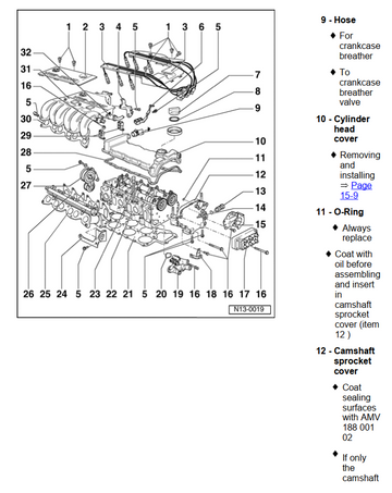 VOLKSWAGEN 2.5L 2.8L VR6 TRANSPORTER CARAVELLE VAN T4