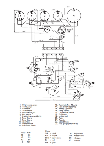 VOLVO PENTA AQ211 AQ231 AQ271 AQ311 BB231 BB261 500-571