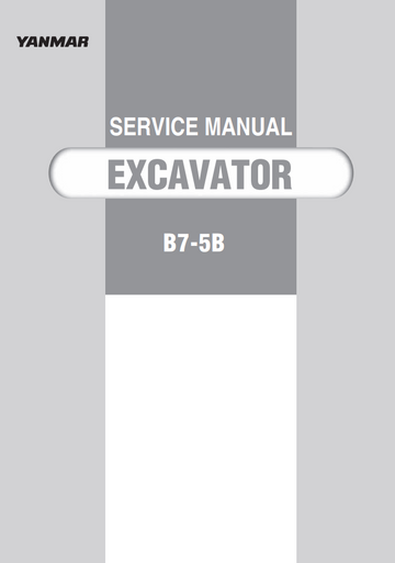 YANMAR B7-5B CRAWLER EXCAVATOR
