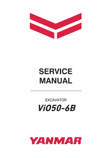 YANMAR ViO50-6B CRAWLER EXCAVATOR