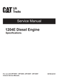 1204E INDUSTRIAL DIESEL ENGINE MANUAL