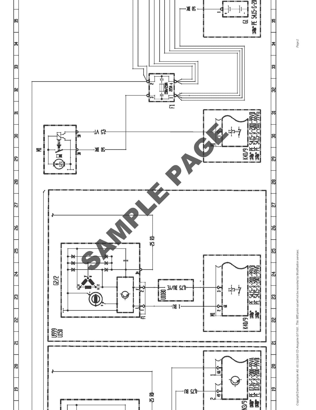 MERCEDES-BENZ VITO VIANO VAN 639 2003-2014 ELECTRICAL WIRING
