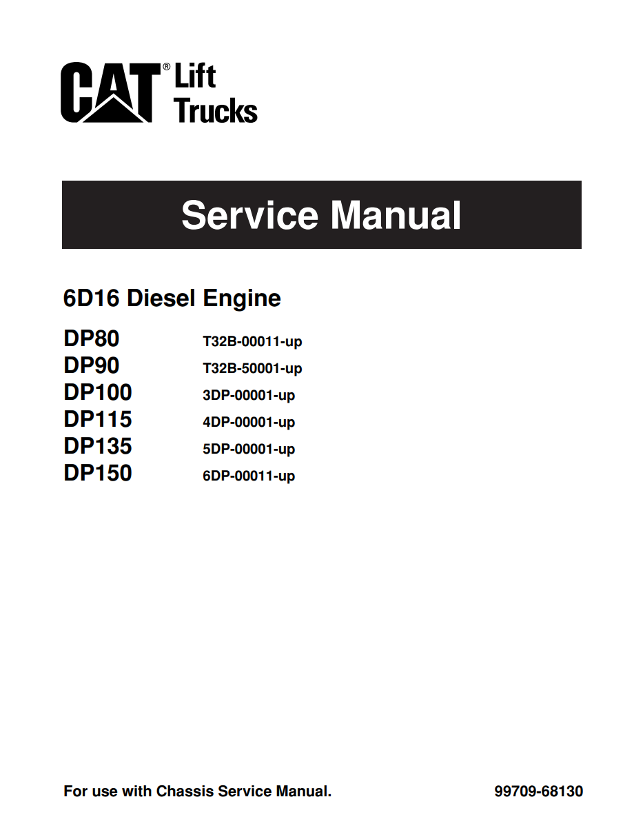 6D16 INDUSTRIAL DIESEL ENGINE MANUAL