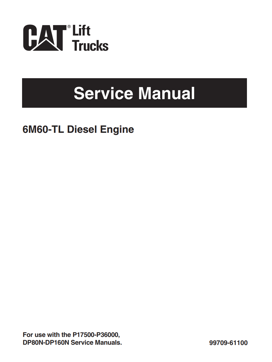 6M60-TL DIESEL INDUSTRIAL ENGINE MANUAL