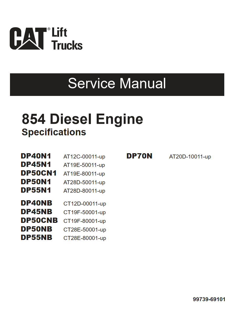 854F 854E DIESEL ENGINE MANUAL