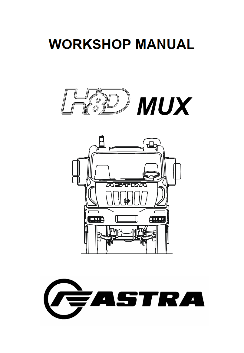 ASTRA HD8 MUX CONCRETE MIXER TRUCK