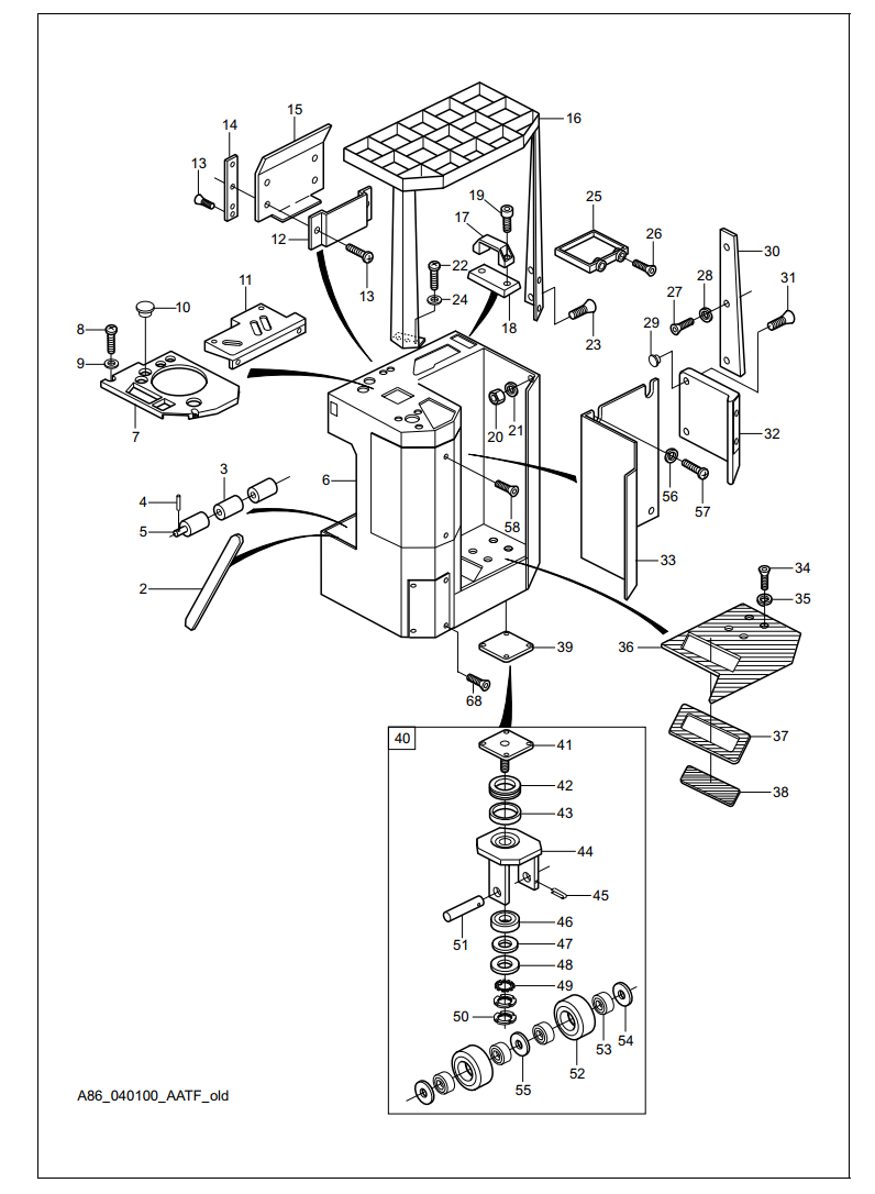 ATLET FORKLIFTS PARTS MANUAL
