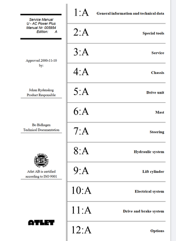 ATLET RT SERIES REACH TRUCK
