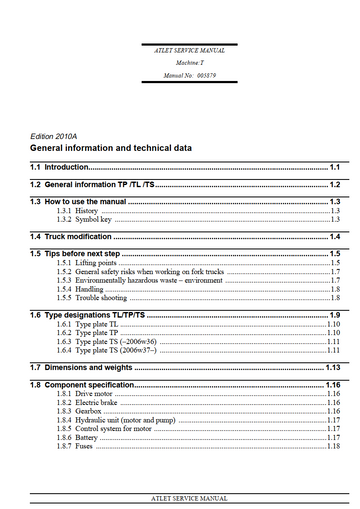 ATLET T SERIES FORKLIFT
