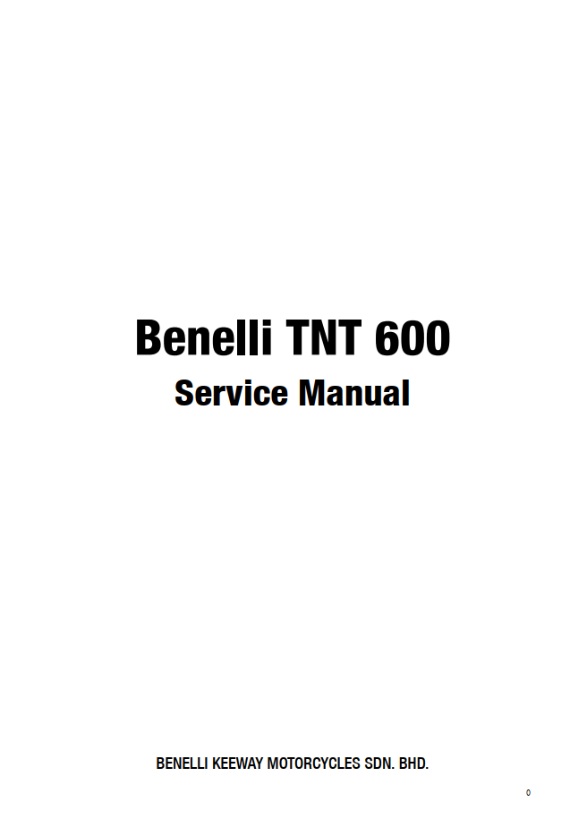 BENELLI TNT 600 MOTORBIKE