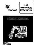 BOBCAT 116 HYDRAULIC EXCAVATOR