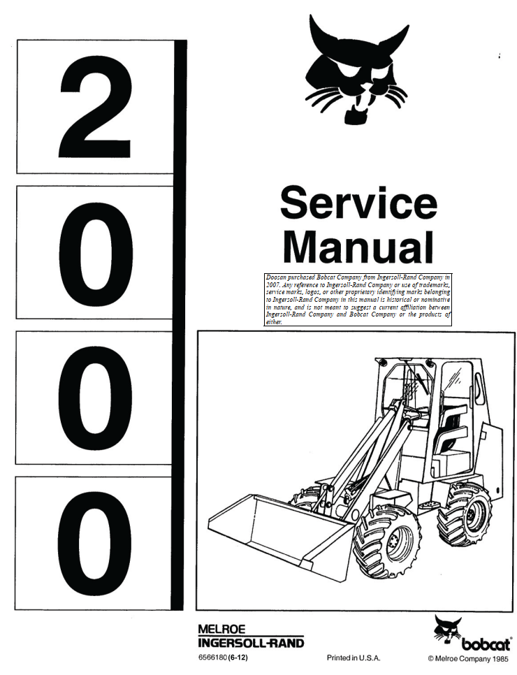 BOBCAT 2000 Wheel Loader