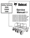 BOBCAT 2200 2200S 2300 UTV