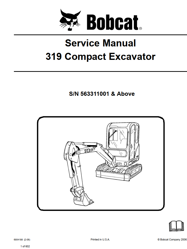 BOBCAT 319 COMPACT EXCAVATOR