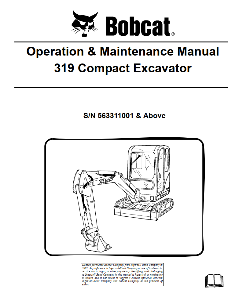 BOBCAT 319 OPERATOR MANUAL