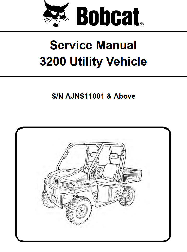 BOBCAT 3200 UTILITY VEHICLE 