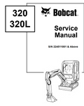 BOBCAT 320 320L COMPACT MINI EXCAVATOR