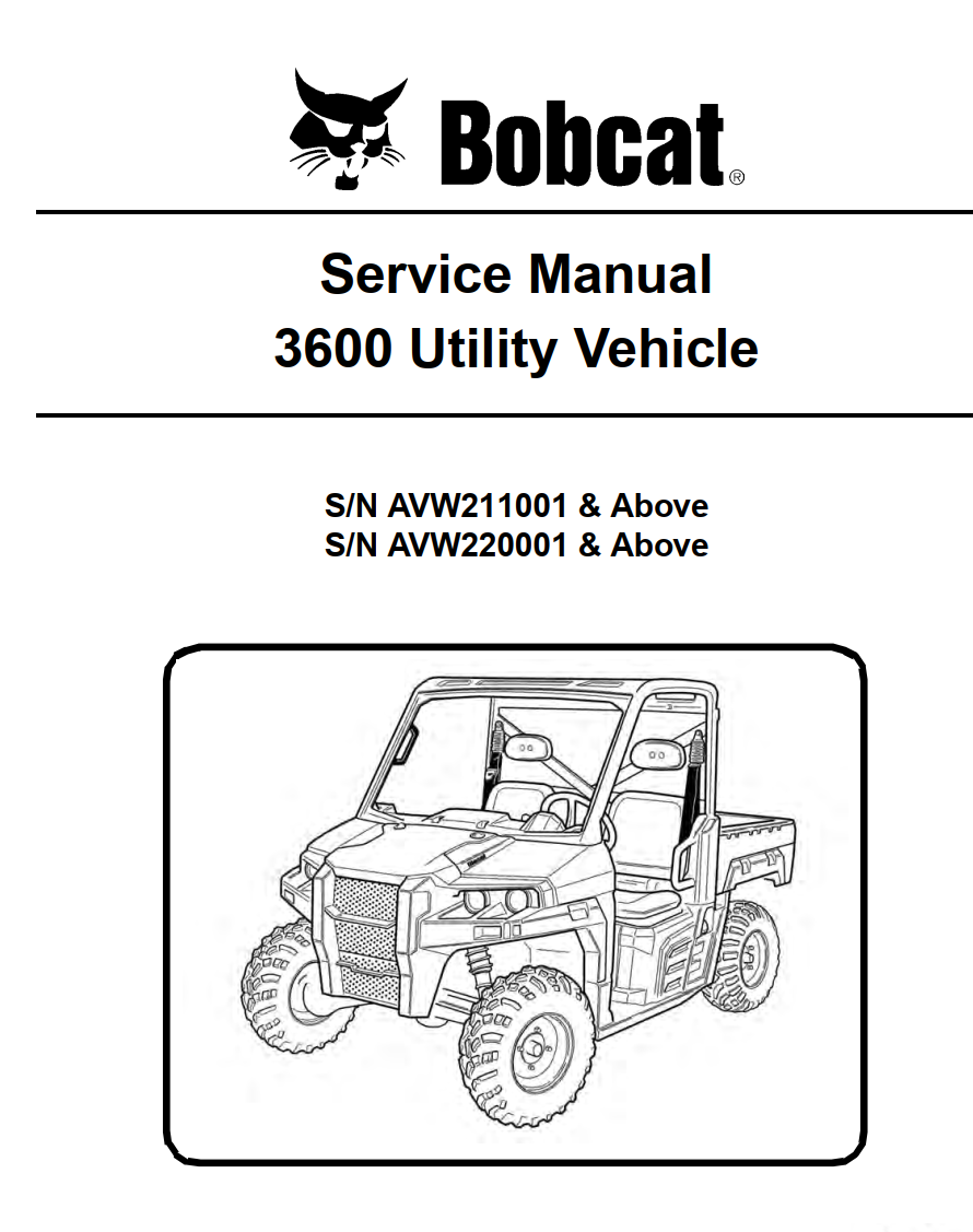 BOBCAT 3600 UTILITY TRACTOR