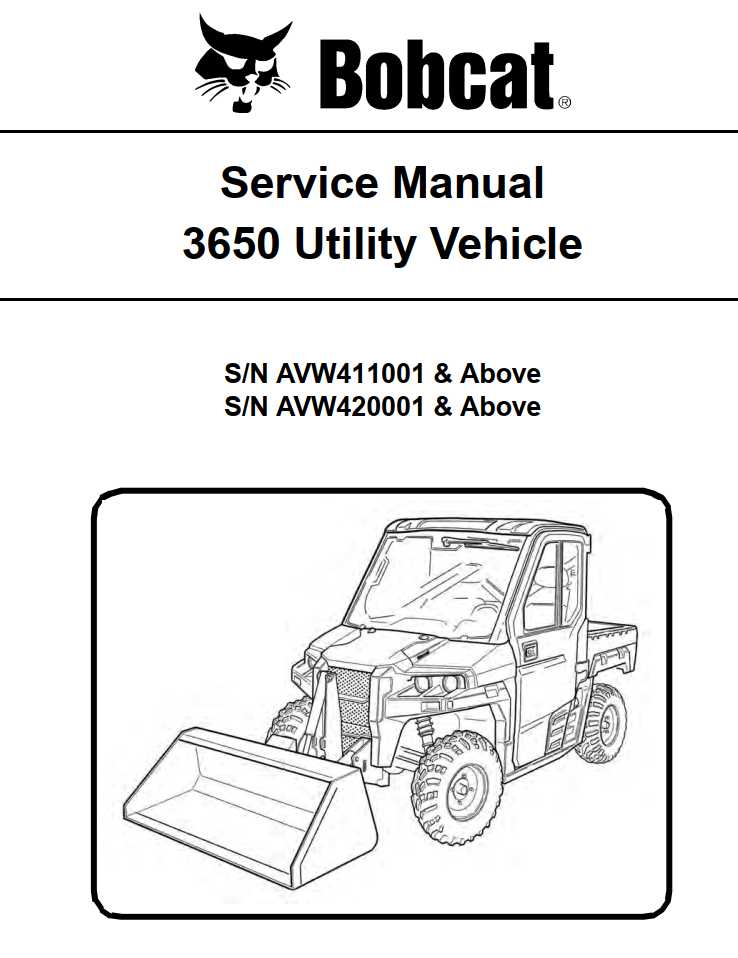 BOBCAT 3650 4X4 UTILITY VEHICLE