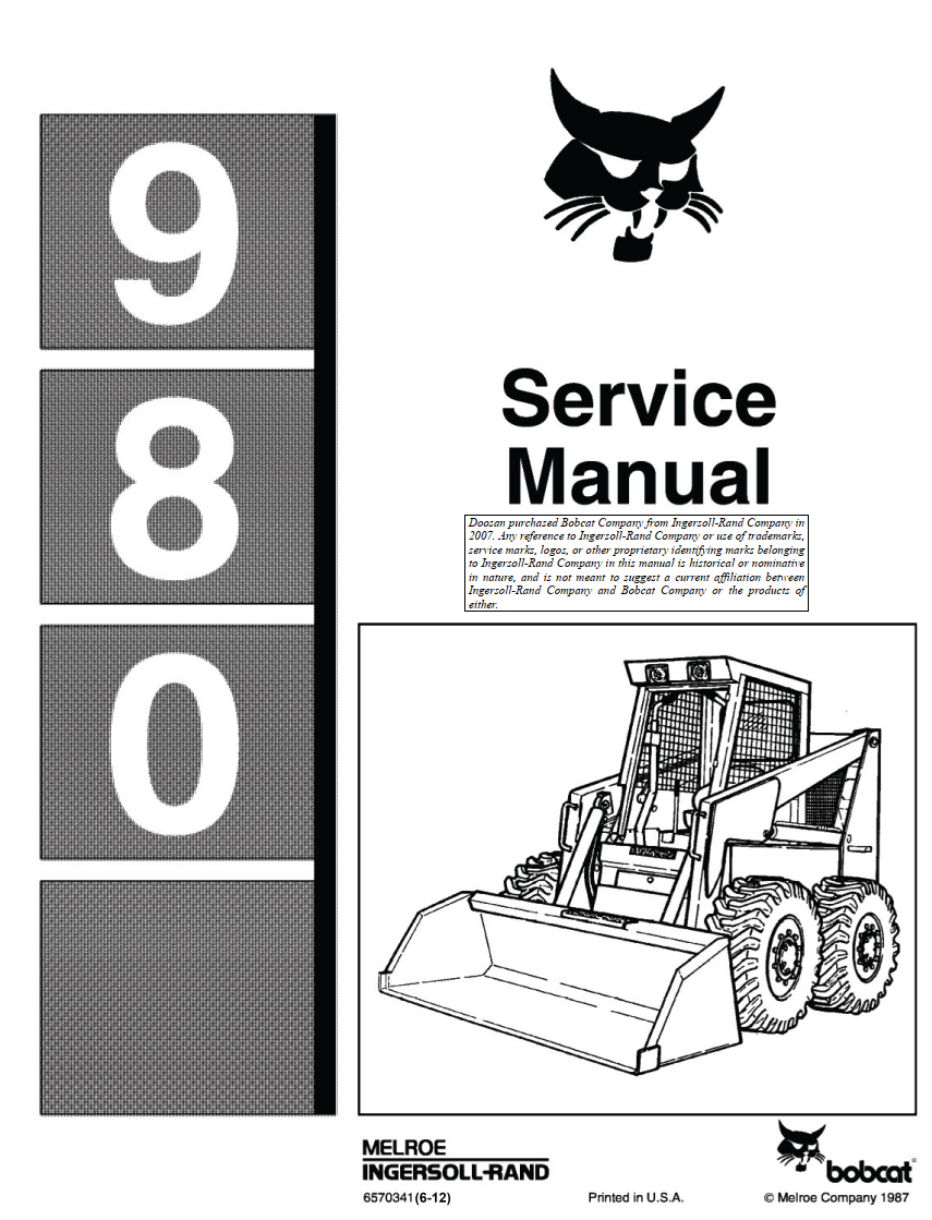 BOBCAT 980 SKID STEER LOADER