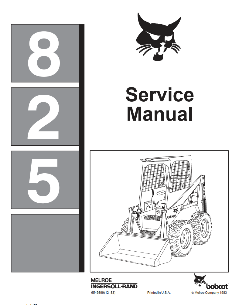 BOBCAT CLARK 825 SKID STEER LOADER